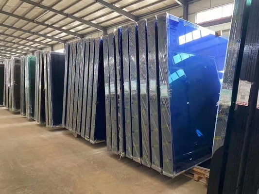 Reflectief glas 3mm-12mm getinte zwevende zonne-reflecterend glas met groene blauwe grijze brons kleuren optioneel