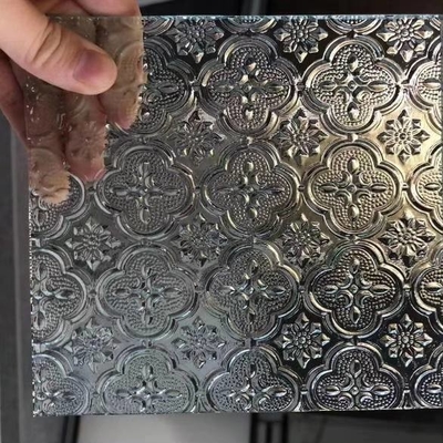 Op maat gegoten kunststof iriscent acryl plexiglas plaat gestreept geribd patroon