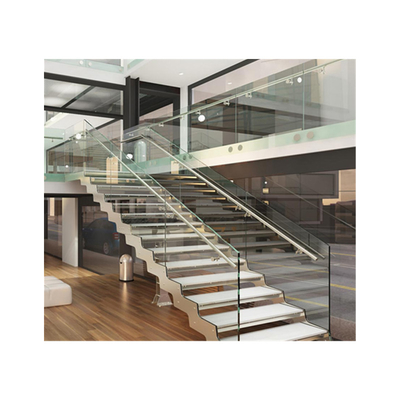 Veiligheid getemperd 10 mm 8 mm gehard glaspaneel voor trappen plafond
