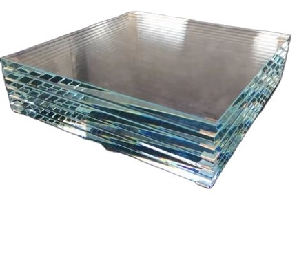 Tempering extra helder vlak 4 mm zwevend glas voor scheidsrail venster