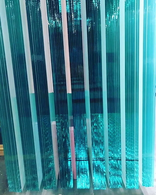 Beste kwaliteit ultra extra super helder float glas kristal prins gebouw glas voor gordijn muur display kast show ca