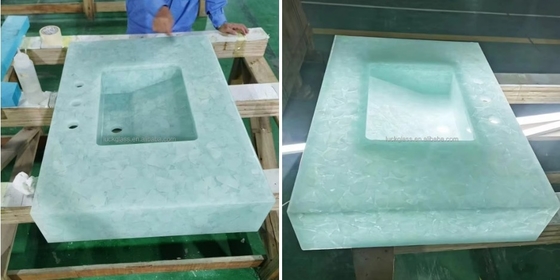 Patroon Flat Edge Jade Glass Techniek Reflectie 8.0%