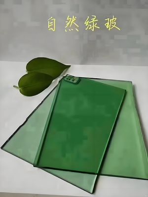 F-Green Tempered Float Glass 4mm–12mm Solid Structure Building Glass