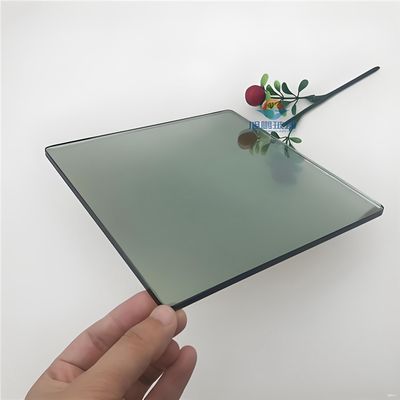 Light Green Reflective Clear Float Glass with 3 Years Warranty and 91.5 Transmittance for Hotel and Office Window Decoration